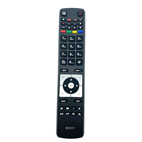 Rc5117 Rc5118 Rc5118f TV-fjärrkontroll för LED LCD 3D HD Intelligent drift Finlux 42flhk242bhcdn Fin32basebk Fin40basebk Fin48smartbk (AM4)