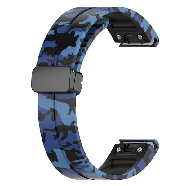Tyyppi G Garmin Tactix 7 Pro/Fenix 7X/6X/6X Pro/5X Plus Musta Solki Kellon Ranneke 26mm Silikoni (FMY) Multicolor Style A