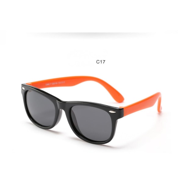 Fashion UV-beskyttelse polariserede solbriller Børnesolbriller -----c17 (FMY)