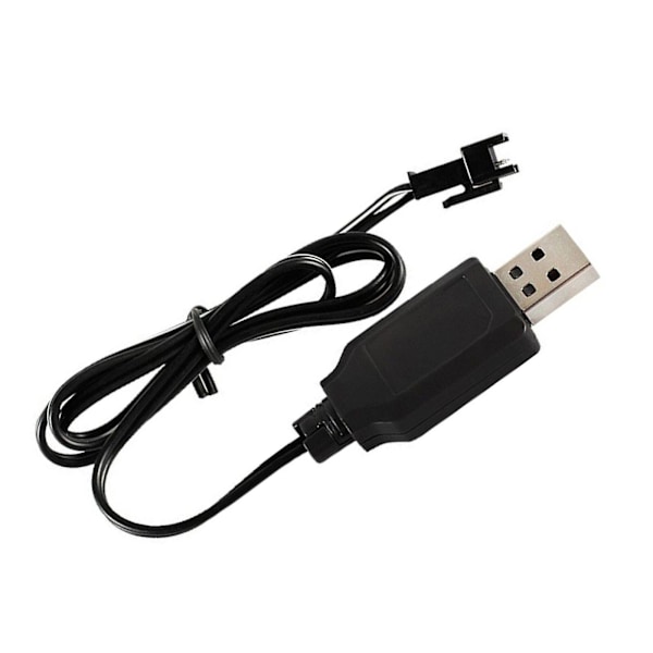 Usb-laddningskabel för 3,7 V batteriladdare Sm-2p framåt Rc bilflygplan ersätt Js  (FMY)