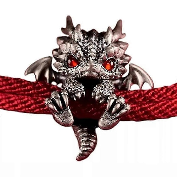 Sød Drage Armbånd, 2025 Ny Justerbar Delikat Drage Armbånd (FMY) Red pupils