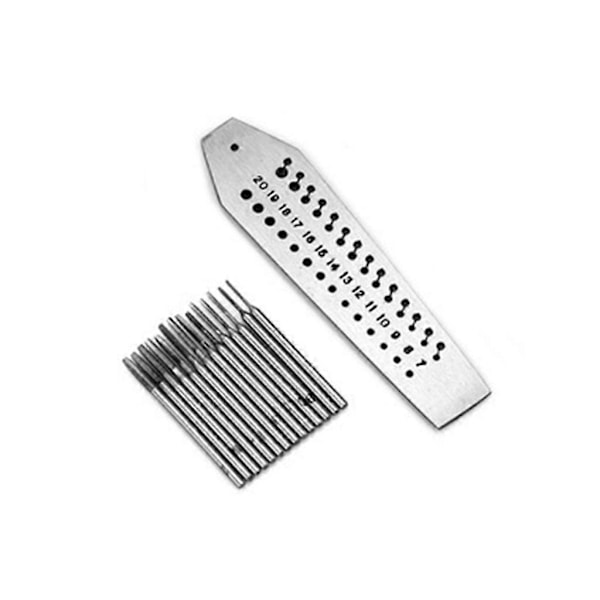 Juvelerare Urmakare Gängsnitt & Gängtappar Mini Mikro Skruvplatta Set 14 0.7-2mm Stål (FMY)