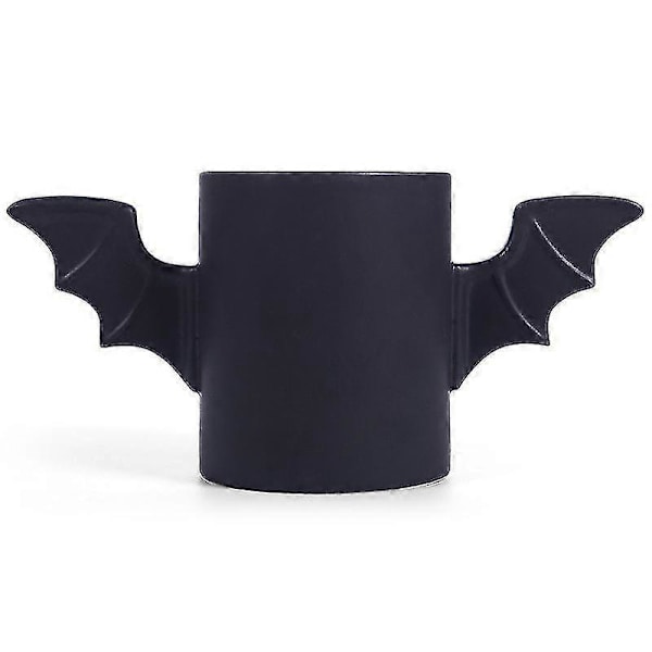 Lepakki Mukki Batman Keramiikka Mukki Piirretty Batman Siivet 3d Vesi Mukki Kahvi Mukki Musta  (FMY)
