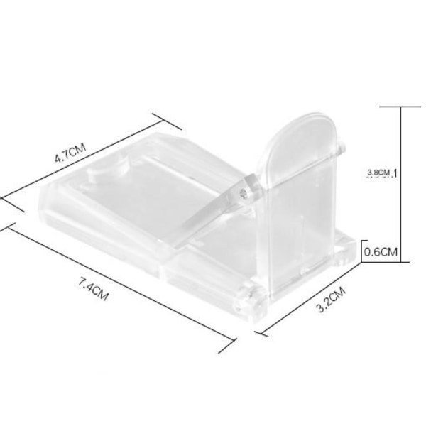 Safety Innovations - Barnebeskyttelse for vinduer og skyvedører med vår vindu- og dørbarnesikring, (4-pakning), 4,7*74*3,8cm  (FMY)