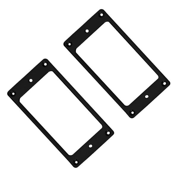 Metal Humbucker Pickup Ring Cover Frame Udskiftning Kompatibel Med Lp Guitar Montering Elektriske Guitarer (sort)  (FMY)