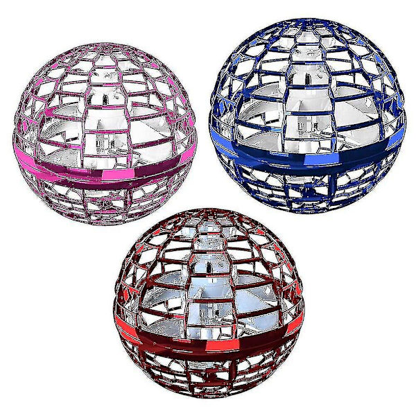 3 st Flygande Boll Boomerang Spinner Leksaker Mini Drone Ufo Barn Pojke Flicka Julgåvor  (FMY) 3 pieces - ABC