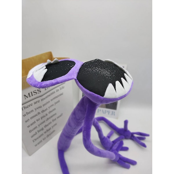 Mike 80cm Rainbow Friends Plyschdocka Leksaksspelkaraktär Rädsla Lila Monster Kan Öppnas Plushie Fylld Halloween Leksaker Presenter-r  (FMY)