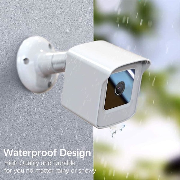 Fäste för helt nya Wyze Cam V3, vädertåligt skyddande hölje och 360 graders justerbar väggmontering med robust hölje för Wyze V3 utomhus (FMY)