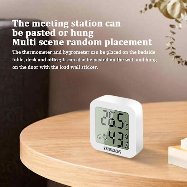 Xiaomi Mini LCD Digital Termometer Hygrometer Indendørs Rum Temperatur Luftfugtighedsmåler - YUHAO (FMY) 3PCS