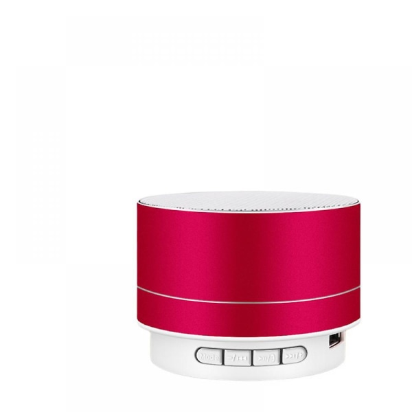 Mini Bärbar Bluetooth Plug-in korthögtalare Trådlös Stereo Subwoofer (röd) (FMY)