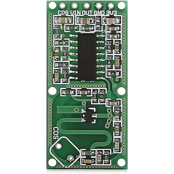 5 stk Rcwl-051 Mikrobølgeradarsensor Menneskesensor Kropssensor Induktionsmodul 3.3v Output Switch Modul (FMY)