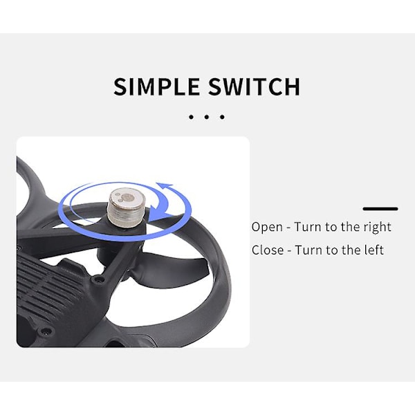 Strobelys Blinklys Nattlys LED Navigasjon for DJI Avata 2 Drone (FMY)