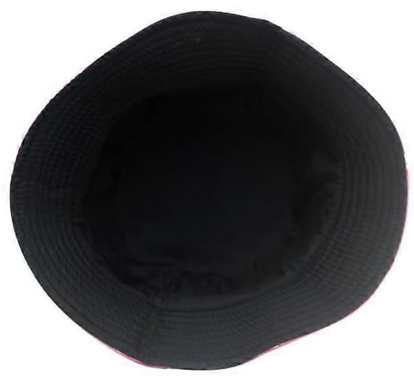 Rosa Trykt Fiskehatt Solhatt (FMY) Style 3