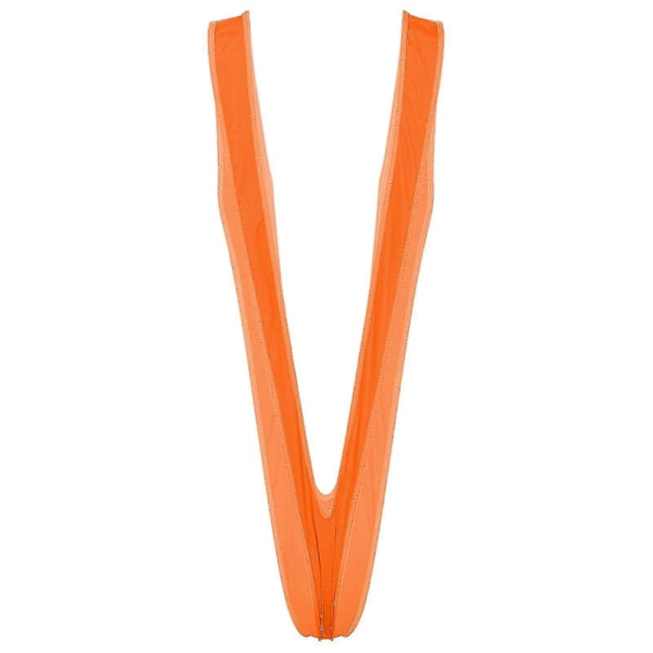 Monokini Baddräkt i Ett Stycke för Män, Enfärgad Djup V-ringad Bodysuit Mankini Badkläder Strandkläder (FMY) One Size Green