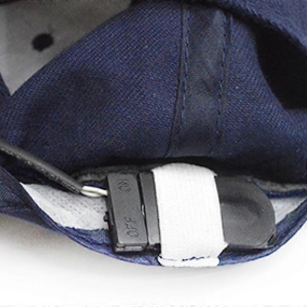 Kädet Vapaat Lippis Päälampulla Baseball-Lippis Kirkkaat Led-Valot Unisex Taskulamppu Ulkoilulippis (FMY) Navy Blue