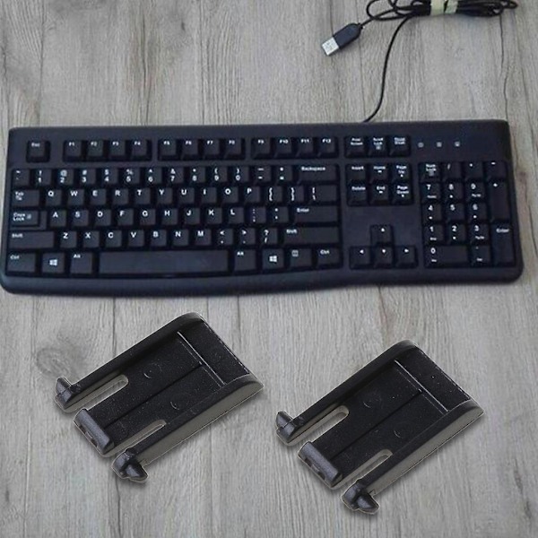 2 st Tangentbordsfäste Fotstöd Plastbenstativ för K120 Black