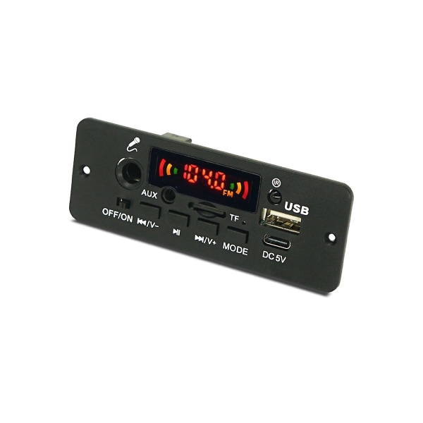 2-channel 5w Car Speaker Amplifier Digital Amplifier Audio Board 5v Power Bluetooth Audio Amplifier  (FMY)