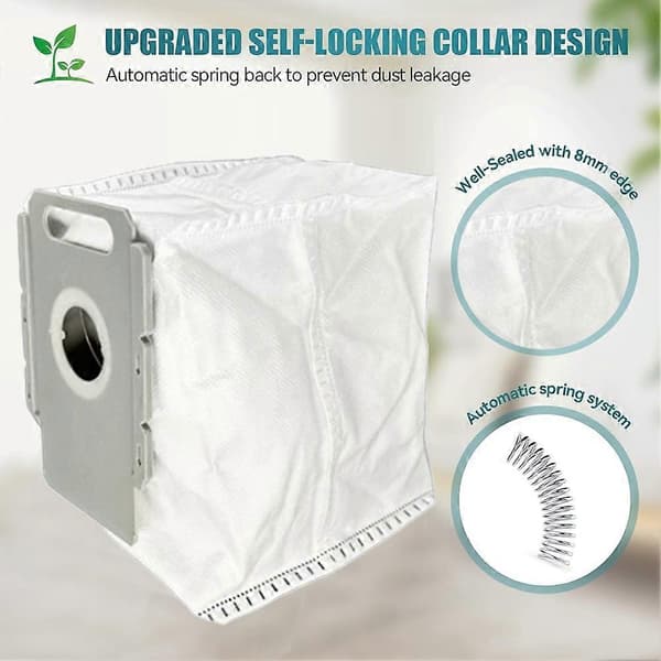Dammpåse för I3 I3+ I7 I7+ I4 I6 I6+I8 I8+/Plus E5 E6 E7 J7 I,E &J Serien Dammsugardelar (FMY) As Shown 10PCS