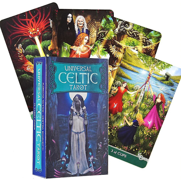 Universal Celtic Tarot Deck Rider Waite Divination Prophet Party Game 78 Kort  (FMY)