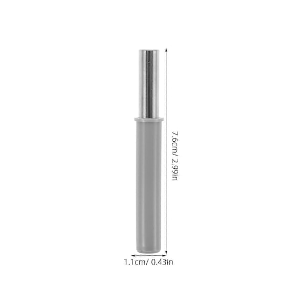 2 st Hushålls Sopkorg Rostfritt Stål Dämpare Mjukstängande Verktyg För Kök Tyst Sopkorg Dämparbyte Metall Soptunna Dämpare (FMY) Silver 7.60X1.10X1.10CM