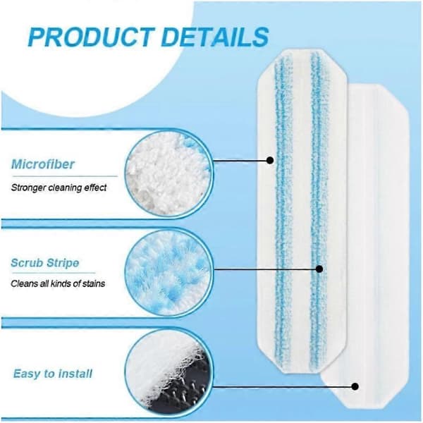 Flatmopp Refill Kompatibel med o Cedar H2pro Flatmopp Erstatningsputer (FMY) 1pc