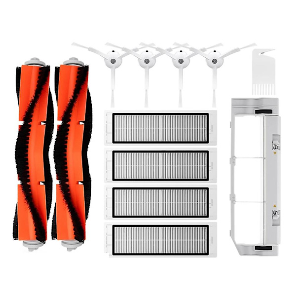 For Mi Robotstøvsuger 1. generasjon / 2 / 1s, Sdjqr01rr Sdjqr02rr E4 E5 S4 Max Hovedsidebørste Filt1