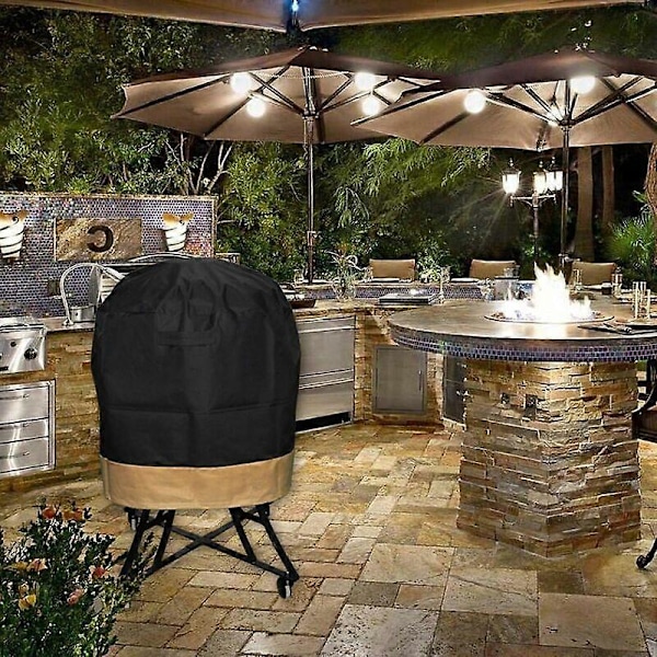 Grillskydd för stor Big Green Egg, Kamado Joe Classic, Pit Boss K22, Louisiana K22, etc. 70cm x 56cm (H) (FMY)