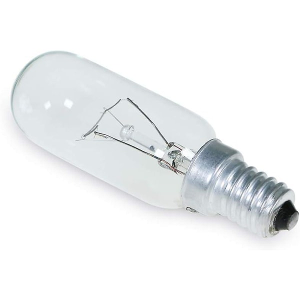 Glödlampa för spisfläkt E14 40w, T25 230v Glödlampa Varmvit 2700k Dimbar, paket med 4 (FMY)