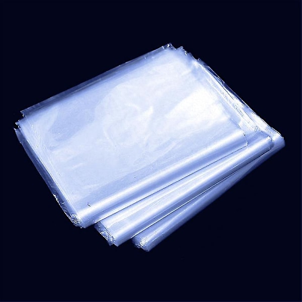 100 stk krympefilm klar PVC krympepakning innpakning forsegling beskytter  (FMY) 24x34cm