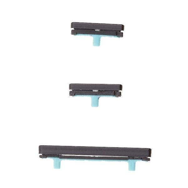 For Samsung S8/s8+, på/av-knapp + volumkontrollknapper erstatning svart XC  (FMY) Black