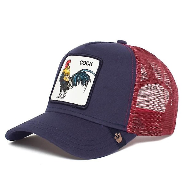 Goorin Bros. Trucker Hat Men - Mesh Baseball Snapback Cap - The Farm (FMY) Cockerel Navy Blue