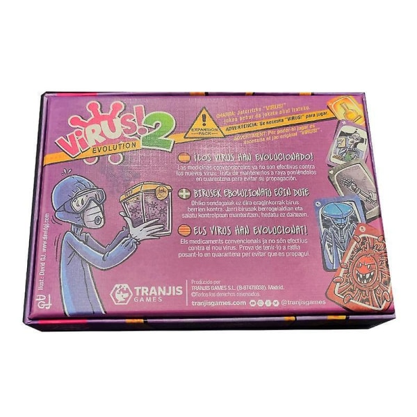 The New English Version Of The Virus Is Dancing The Second Generation Virus Evolution 2 Family Party Board Game Card  (FMY)