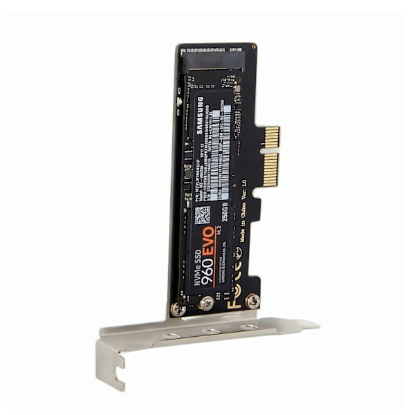 PCI-E 3.0 x1 Lane - M.2 M-Key SSD Nvme AHCI PCI Express -sovitinkortti PCIE SSD UUSI (FMY)