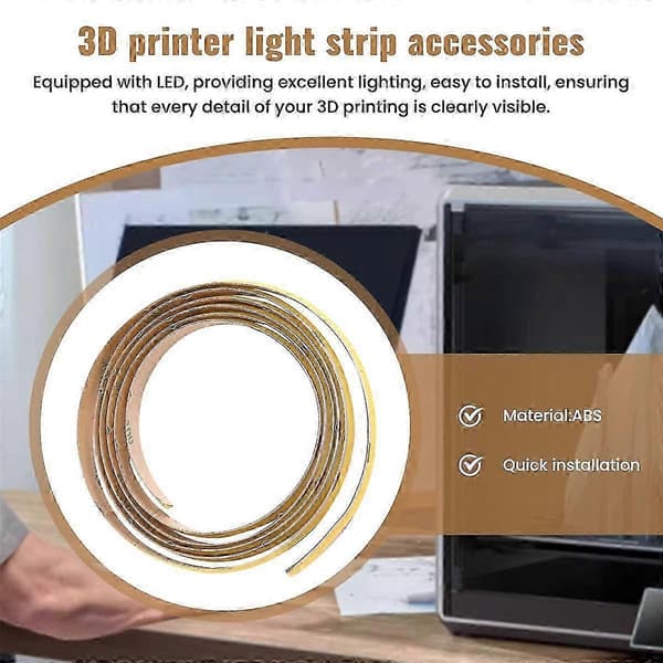 Til K1/k1 Max Super Bright 10mm Led Cob Fyldlys Led Til 3D Printer Tilbehør (FMY)