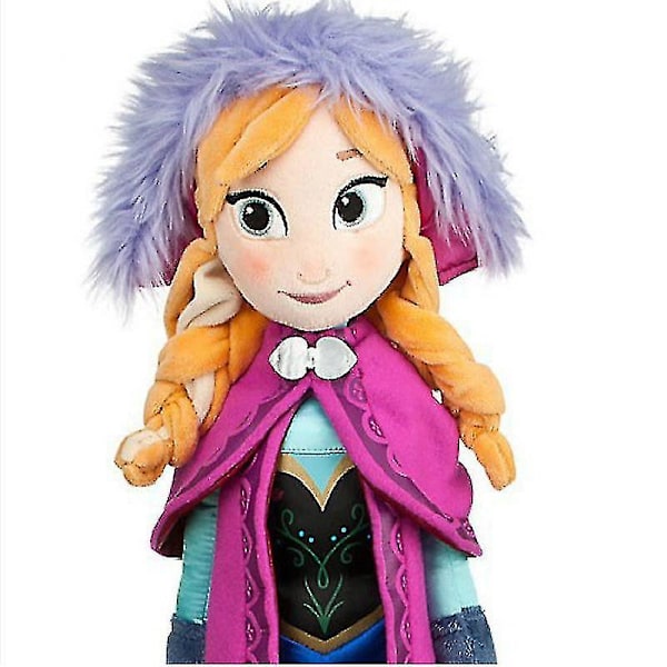 50 cm Frozen Anna Elsa Dockor Snödrottningen Prinsessa Anna Elsa Dockor Leksaker Fyllda Frozen Plysch Barnleksaker Födelsedag Julgåva  P  (FMY) 40cm anna