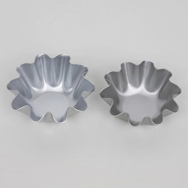 6 stk. Æggetærteforme Kagebageforme Tærteletbageværktøj Puddingforme (FMY) 7.7x4.5cm