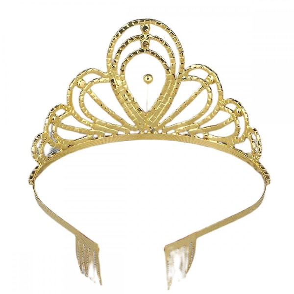 Krystall rhinestone krone med kam bryllup tiara brudehårbånd for damer og jenter, størrelse 12,5*7 cm/4,9*2,7 tommer, wz-172 (FMY)