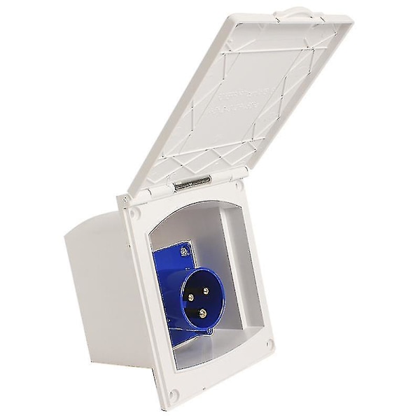 Rv Camper 220v-240v 16a Ekstern Flush Hook Up Vandtæt Strømstik (FMY)