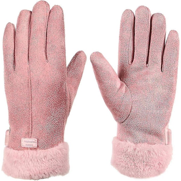 \"Oppladbare damehansker med varme, USB-oppvarmede damehansker, USB-varmehansker, ladende varmehansker, rosa varmehansker for kvinner, F (FMY) 2