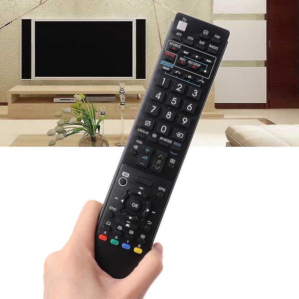 Hem-tv-fjärrkontroll Bärbar tv-kontroll för Sharp 3d för smart-tv (AM4)