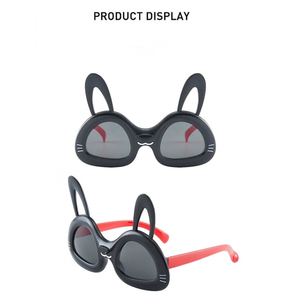 Bunny Glasses Rabbit Solbriller Påskebriller Rabbit Ear Solbriller Nyhedsdekoration til påskekostume Påskefesttilbehør (FMY)