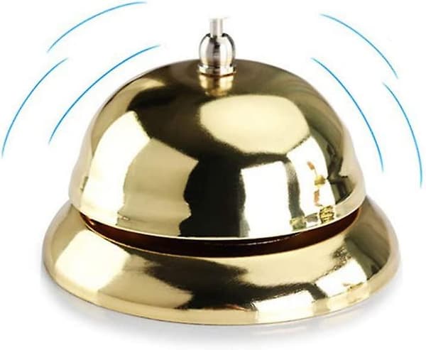 Gyllene Hand Ringklocka Serviceklocka Restaurang Ringklocka Reception Kundklocka (FMY)