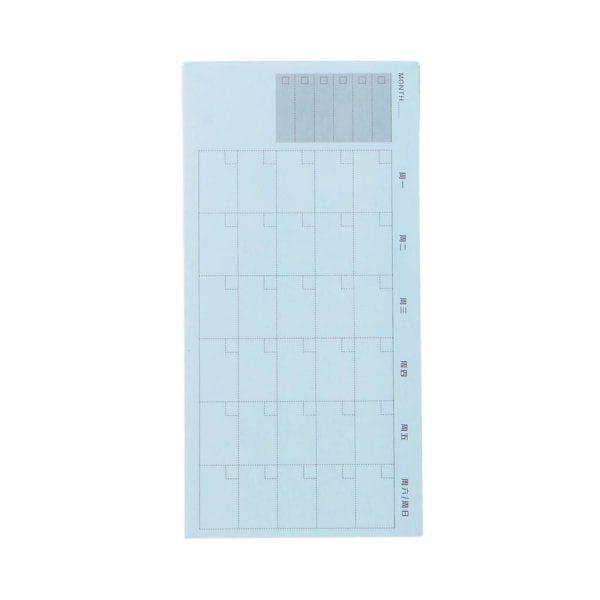 Inventar Ukentlig Daglig Månedlig Planlegger Notebook Sticky Notatblokker Tidsplanmemo (FMY)