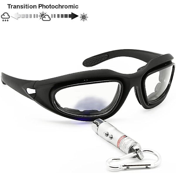 Enzodate Military Dirt Bike Atv -lasit Polarisoitu 4 Linssin Sarja Ulkoilulajit Moottoripyörälasit Sotapeli Armeijan Aurinkolasit  (FMY) Transition polarized