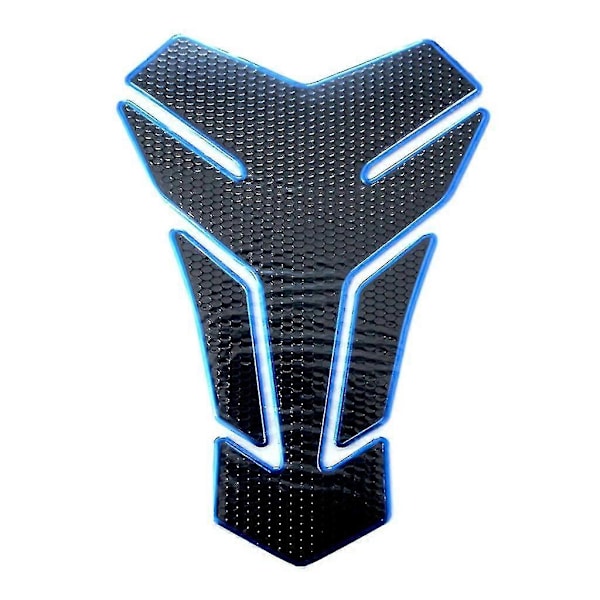 Anti-scratch Traction-pads 3d Slitstark motorcykel För Tank Pad Protector Tankpad (FMY) Blue edge