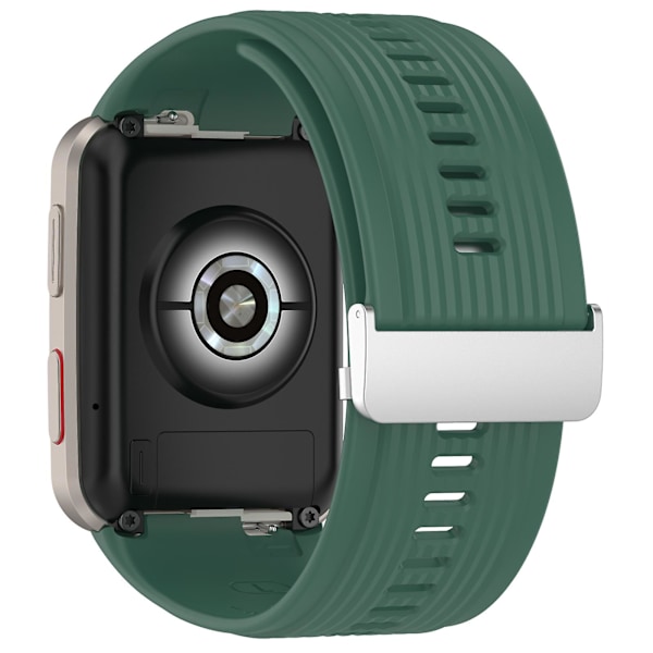 Huawei Watch D:n korvaava ranneke, säädettävä silikoninen kellohihna (FMY) Dark Green