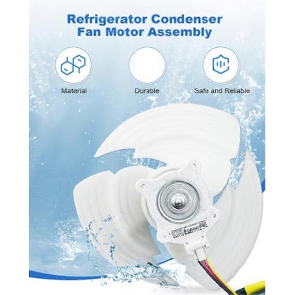 EAU63103301 Køleskabskondensatorventilator til LG Køleskab Ventilatormotorenhed Erstatter AP6235485 450 (FMY) As Shown