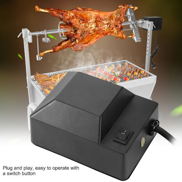 220V EU Stik Elektrisk BBQ Rotisseri Grill Motor Grillværktøj (DPD)