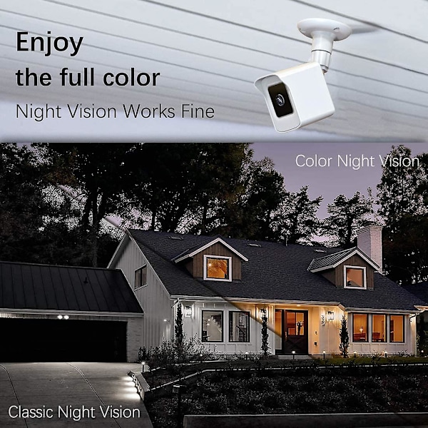 Fäste för helt nya Wyze Cam V3, vädertåligt skyddande hölje och 360 graders justerbar väggmontering med robust hölje för Wyze V3 utomhus (FMY)