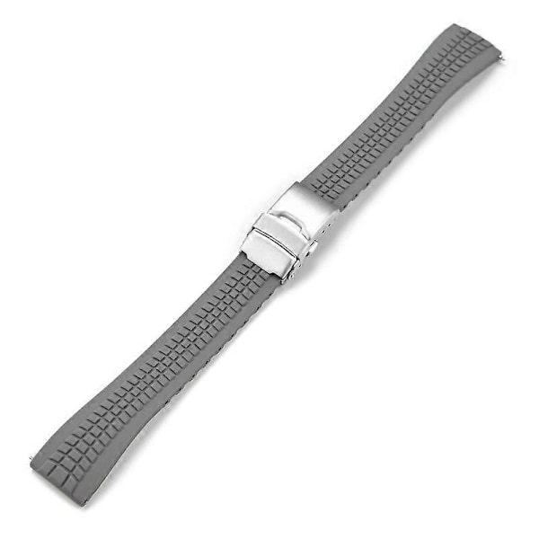 20MM Klokkereim Klippbar Flat Hode Grensesnitt Universal Rem For Patek Phillip (FMY) Gray